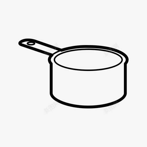 酱汁锅厨房器皿图标svg_新图网 https://ixintu.com 厨房 器皿 酱汁