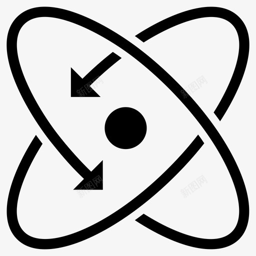原子原子核原子结构图标svg_新图网 https://ixintu.com 原子 原子核 原子结构 固体 图标 科学 虚拟现实 轨道