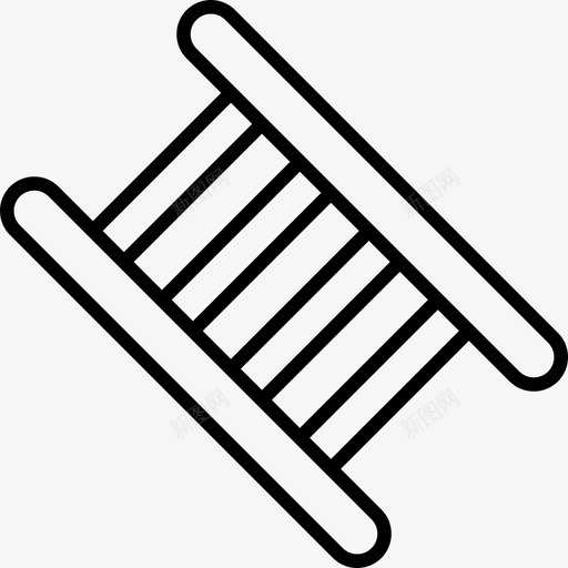 梯子硬件劳动力图标svg_新图网 https://ixintu.com 劳动力 工具 梯子 硬件