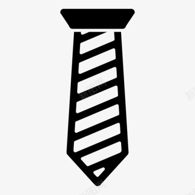 领带配饰时尚图标图标
