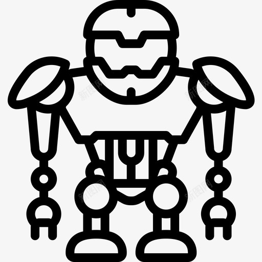 机器人学机器人学26线性图标svg_新图网 https://ixintu.com 机器人学 机器人学26 线性