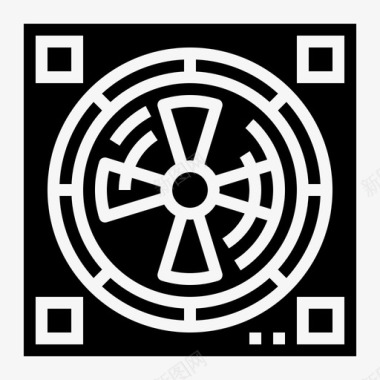 通风空气设备图标图标