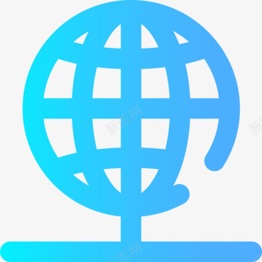 全球商务305梯度图标图标