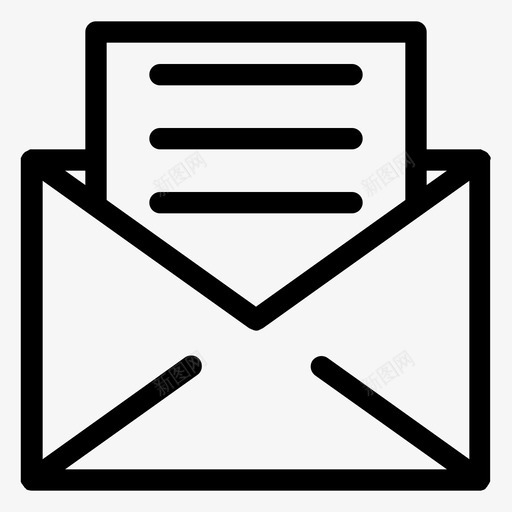 打开邮件电子邮件收件箱图标svg_新图网 https://ixintu.com 打开 收件箱 新闻稿 明信片 用户界面 电子邮件 邮件