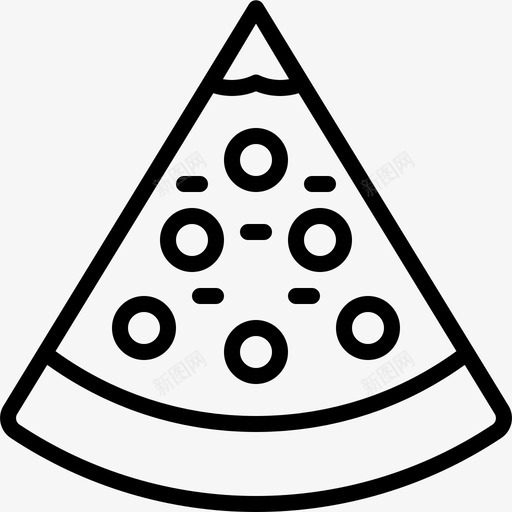 披萨快餐意大利图标svg_新图网 https://ixintu.com 块 快餐 意大利 披萨