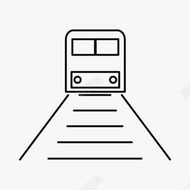 火车快车公共交通图标图标