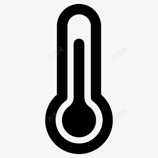 摄氏度量度温度图标svg_新图网 https://ixintu.com 天气 摄氏度 温度 温度计 量度