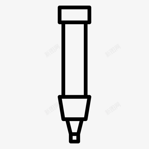 荧光笔绘图办公室图标svg_新图网 https://ixintu.com 书写 办公室 工具 绘图 荧光笔