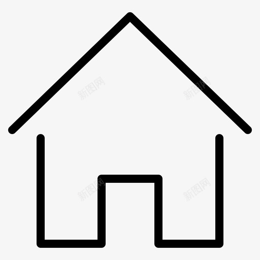 房产房子不动产图标svg_新图网 https://ixintu.com 不动产 房产 房子