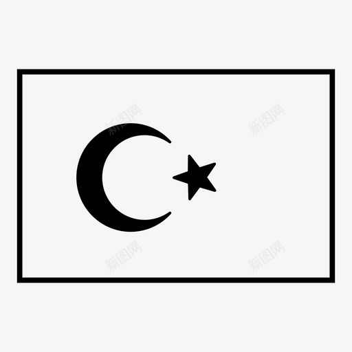 土耳其地图国旗伊斯坦布尔图标svg_新图网 https://ixintu.com 伊斯坦布尔 国旗 土耳其 地图 月亮
