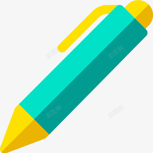 钢笔创意12扁平图标svg_新图网 https://ixintu.com 创意 扁平 钢笔