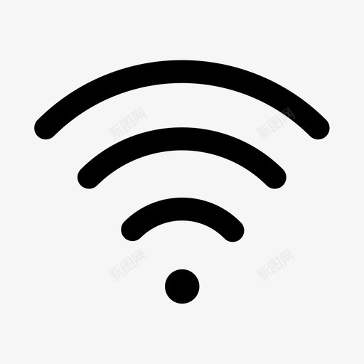 我的Wi-Fisvg_新图网 https://ixintu.com 我的Wi-Fi iconfont_02-02