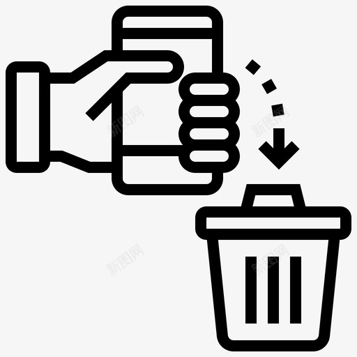 电子废弃物废弃处置图标svg_新图网 https://ixintu.com 元素 处置 废弃 废弃物 拉马 梯度 消除 电子