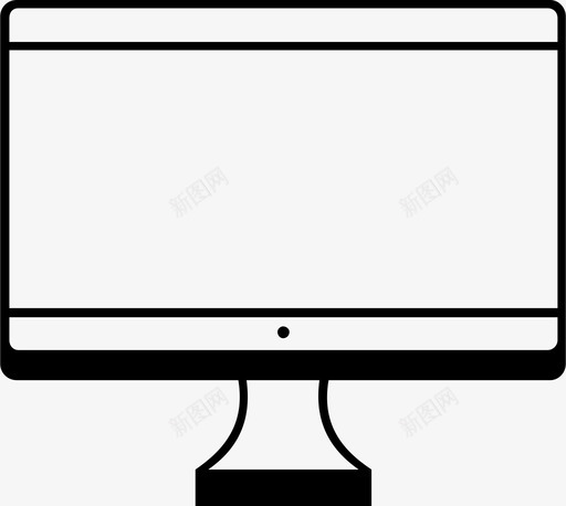 计算机设备硬件图标svg_新图网 https://ixintu.com 技术 监视器 硬件 计算机 设备