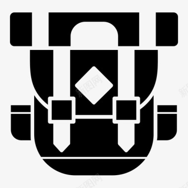 包背包旅行图标图标