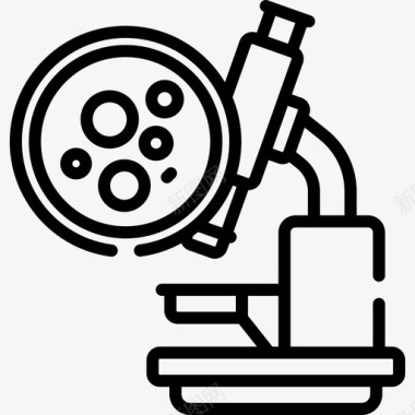 活组织检查世界癌症意识日8线性图标图标