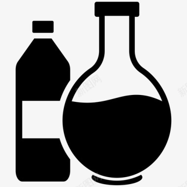采购产品化学品酒精化学烧瓶图标图标