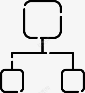 网络通信流程图图标图标