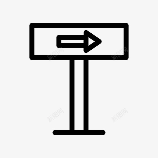 正确的方向方向标志图标svg_新图网 https://ixintu.com 方向 方式 旅行 标志 正确的方向