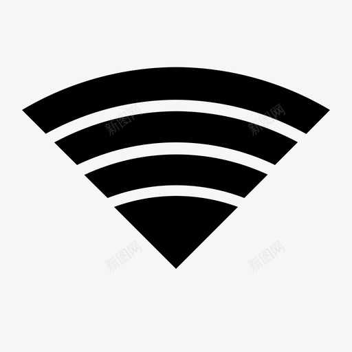wifi连接移动应用程序图标svg_新图网 https://ixintu.com ui web wifi 应用程序 移动 网络 连接