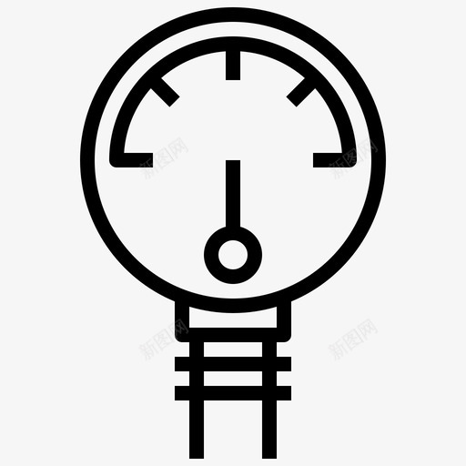 压力表大气电子图标svg_新图网 https://ixintu.com 仪表 压力表 大气 工业 电力 电子 能源