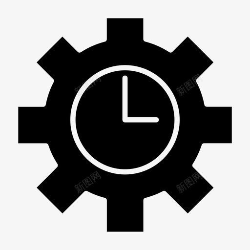 工作时间截止日期持续时间图标svg_新图网 https://ixintu.com 图示 工作 工具 截止 截止日 持续时间 日期 时间 计时 计时器 设置