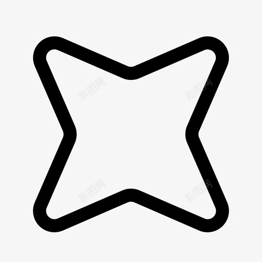 星星裂开形状简单图标svg_新图网 https://ixintu.com 形状 星星 简单 裂开