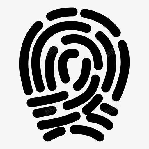 指纹生物识别身份证图标svg_新图网 https://ixintu.com 12格 安全 指纹 生物识别 粗体 身份证 随机