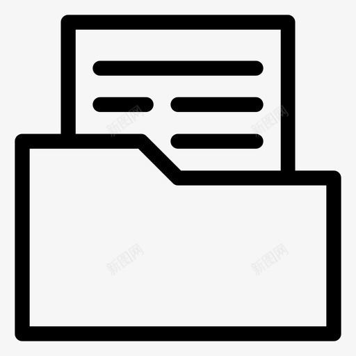 文件夹存档目录图标svg_新图网 https://ixintu.com 存档 文件 文件夹 文档 用户界面 目录