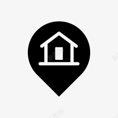 住宅位置房屋位置固定器图标图标