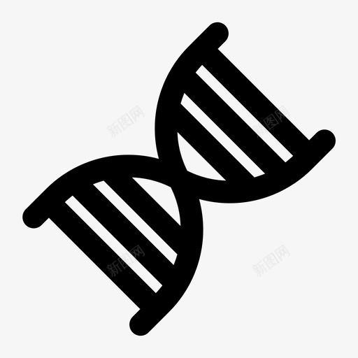 dna健康医疗图标svg_新图网 https://ixintu.com dna 健康 医学 医疗 医院 字形