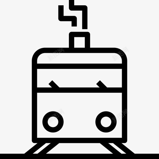 火车旅行200直线图标svg_新图网 https://ixintu.com 旅行 火车 直线