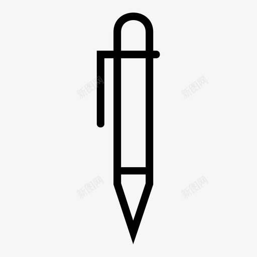 钢笔墨水笔尖图标svg_新图网 https://ixintu.com 书写 墨水 工具 笔尖 钢笔