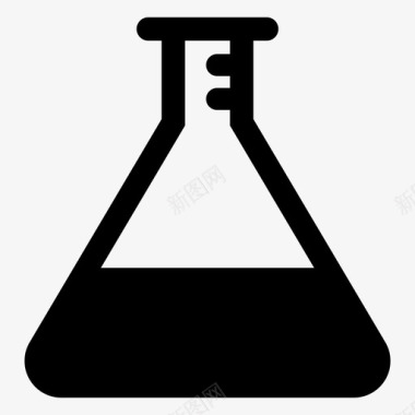 锥形烧瓶烧杯化学图标图标