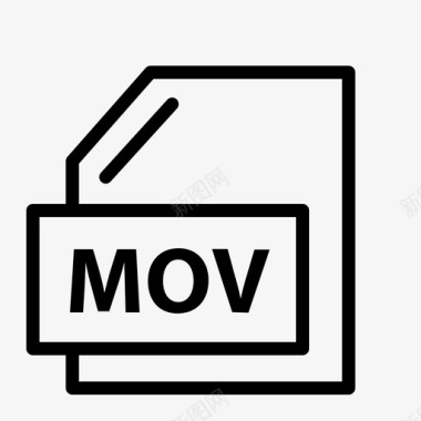 文件夹mov文件mov电影图标图标