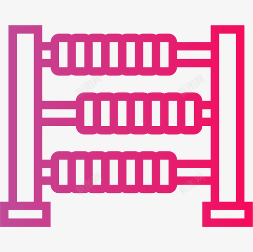 算盘婴儿80梯度图标svg_新图网 https://ixintu.com 婴儿80 梯度 算盘