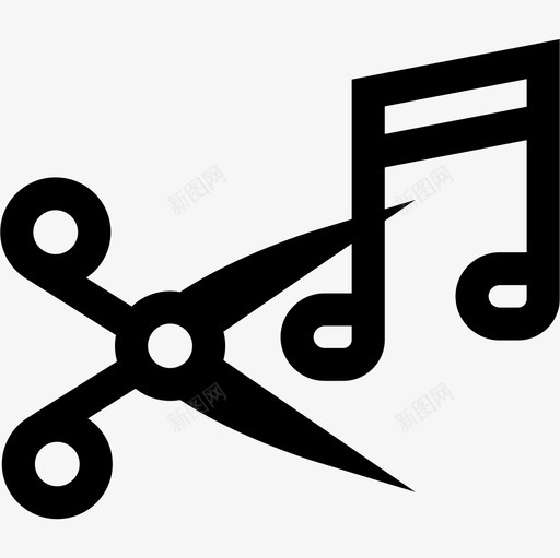 音乐音像第3版线性图标svg_新图网 https://ixintu.com 3版 线性 音乐 音像
