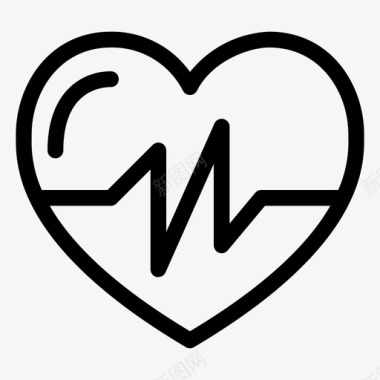 心跳护理医疗图标图标