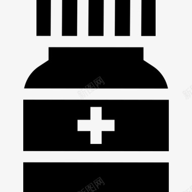 药瓶药房26装满图标图标
