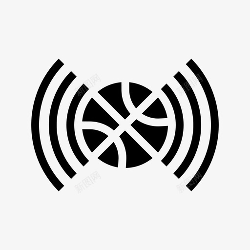 直播篮球比赛图标svg_新图网 https://ixintu.com 实心球 比赛 直播 篮球