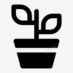 生长的季节植物生长叶子图标高清图片
