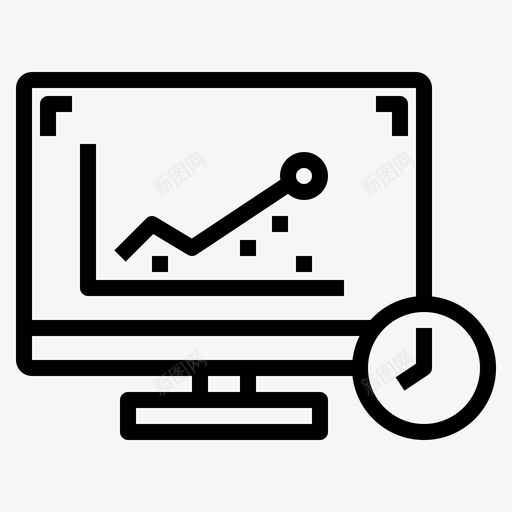 报告商业计算机图标svg_新图网 https://ixintu.com 优化 商业 报告 搜索引擎 时间 管理 营销 计算机