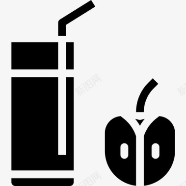 苹果汁饮料11固体图标图标