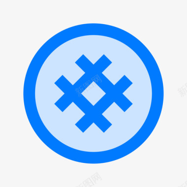 Slack社交媒体101蓝色图标图标