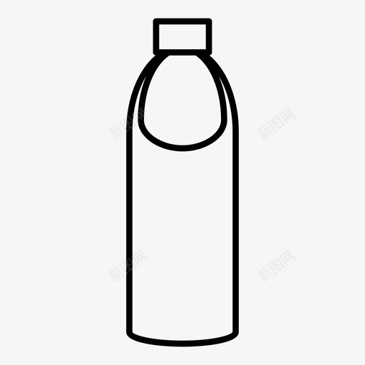 瓶瓶装饮料图标svg_新图网 https://ixintu.com 新鲜 水 瓶 瓶装 饮料