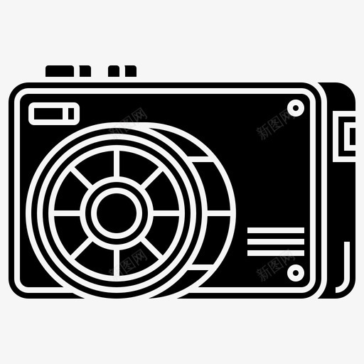 照相机紧凑型照片图标svg_新图网 https://ixintu.com 字形 摄影 摄影师 照片 照相机 紧凑型