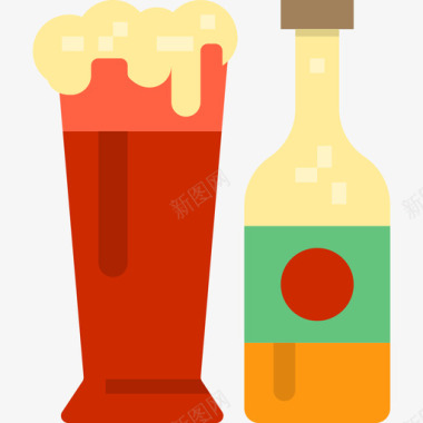 啤酒饮料18淡啤酒图标图标