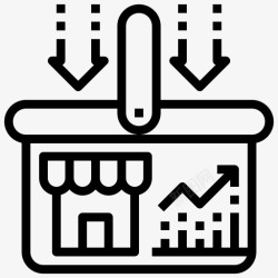 网店营销网上市场手机市场营销图标高清图片