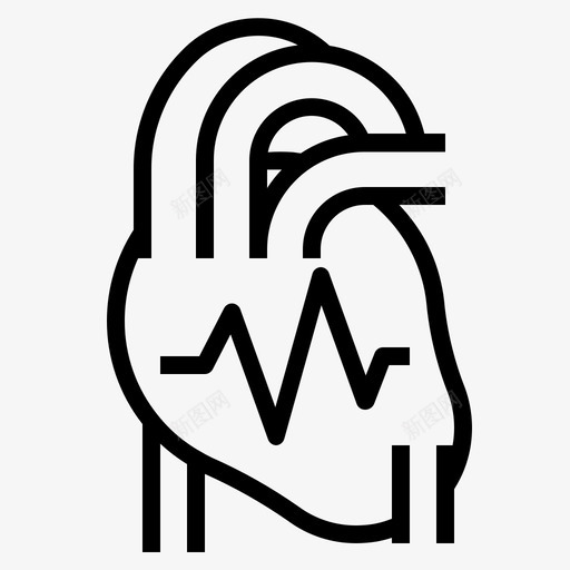 生命体征心脏医疗图标svg_新图网 https://ixintu.com 体征 健康 医疗 医院 心脏 概况 生命 生命体 监护仪 脉搏