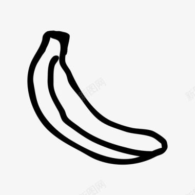 香蕉异国水果食物图标图标